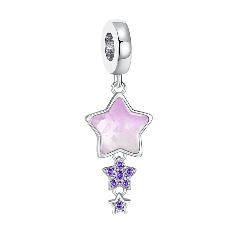 Elegant Mother's Day gifts For mom Ballet Pendant Fit Original Bracelet Diy Jewelry Fine Perfect Heart Rainbow Charm Daily Wear