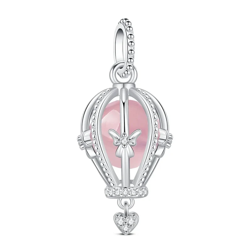 Elegant Mother's Day gifts For mom Ballet Pendant Fit Original Bracelet Diy Jewelry Fine Perfect Heart Rainbow Charm Daily Wear