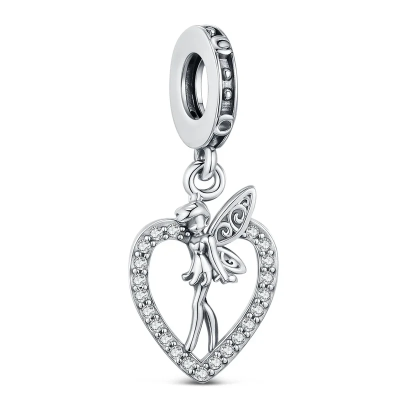 Elegant Mother's Day gifts For mom Ballet Pendant Fit Original Bracelet Diy Jewelry Fine Perfect Heart Rainbow Charm Daily Wear