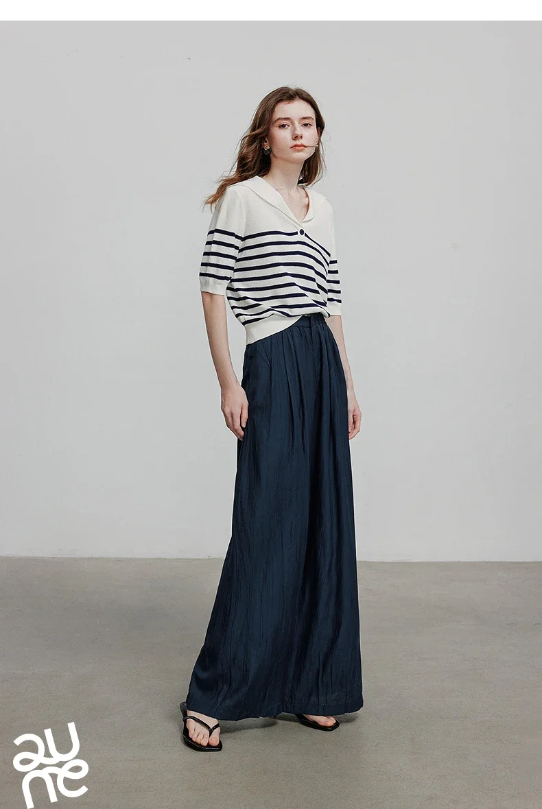 TOYOUTH Women Casual Pants 2025 Summer New Long Pants 8527002