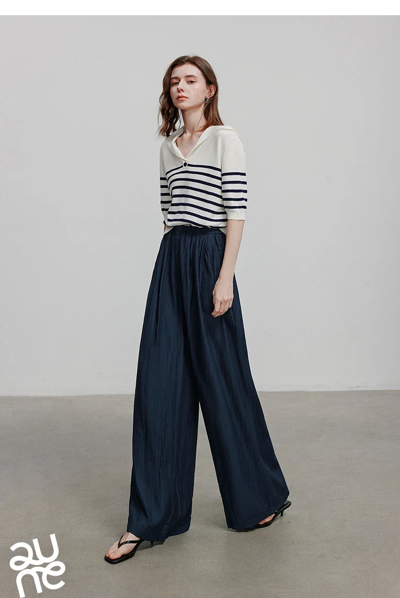 TOYOUTH Women Casual Pants 2025 Summer New Long Pants 8527002