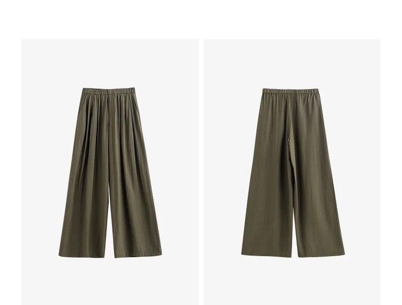 TOYOUTH Women Casual Pants 2025 Summer New Long Pants 8527002