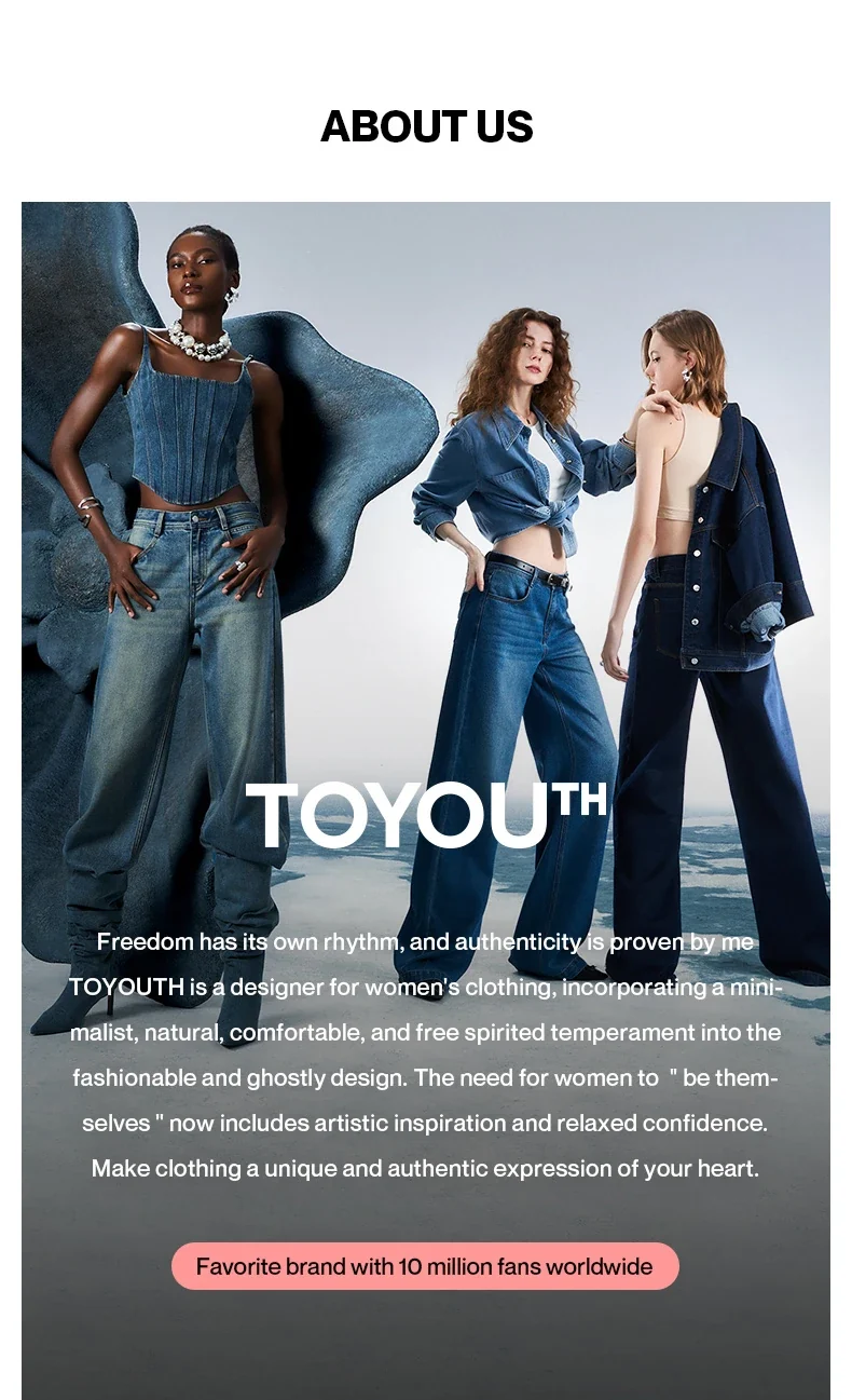 TOYOUTH Women Casual Pants 2025 Summer New Long Pants 8527002