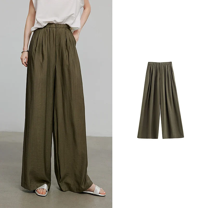 TOYOUTH Women Casual Pants 2025 Summer New Long Pants 8527002