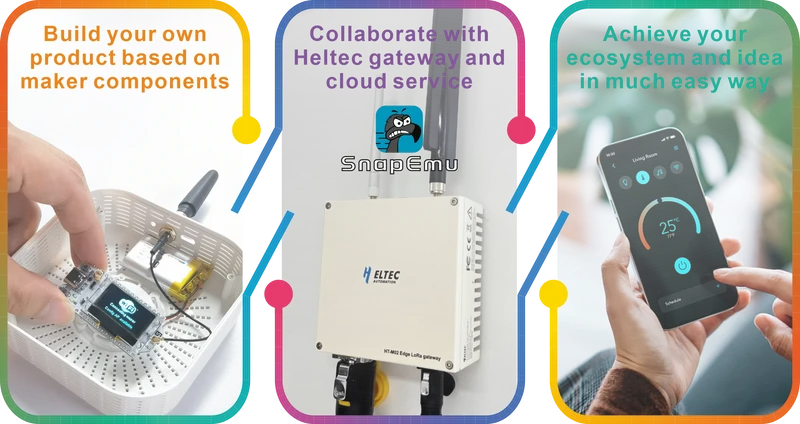 Heltec WiFi LoRa 32 V3 Dev-board with SX1262 and ESP32-S3FN8 Chip OLED, Meshtastic Mesh Network Paxcounter Support Heltec v3