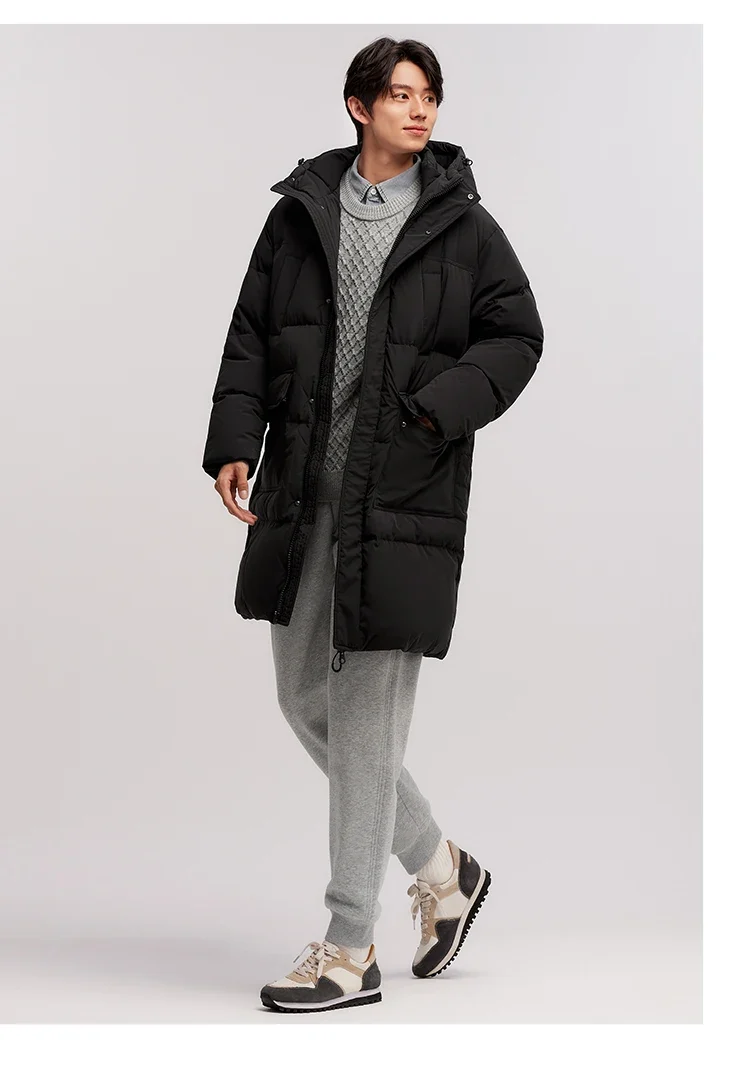 Semir Down Jacket Men 2026 New Waterproof Thick Outerwear Long Length Winter Clothing Couple