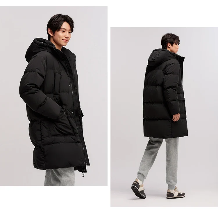Semir Down Jacket Men 2026 New Waterproof Thick Outerwear Long Length Winter Clothing Couple