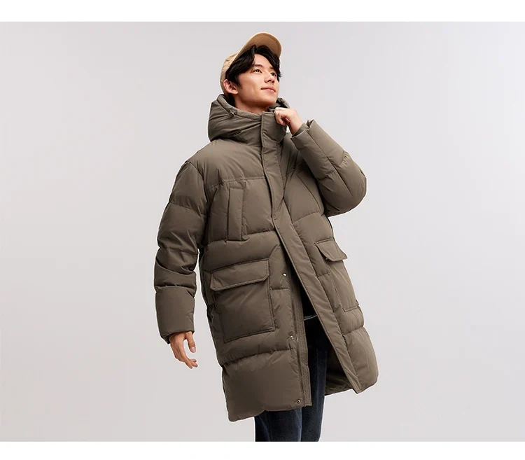 Semir Down Jacket Men 2026 New Waterproof Thick Outerwear Long Length Winter Clothing Couple