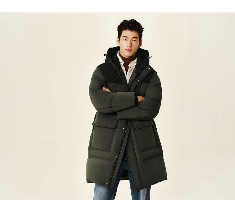 Semir Down Jacket Men 2026 New Waterproof Thick Outerwear Long Length Winter Clothing Couple
