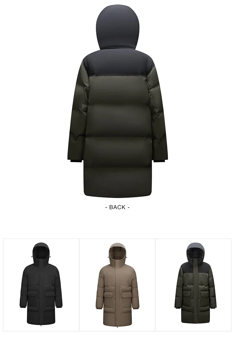 Semir Down Jacket Men 2026 New Waterproof Thick Outerwear Long Length Winter Clothing Couple