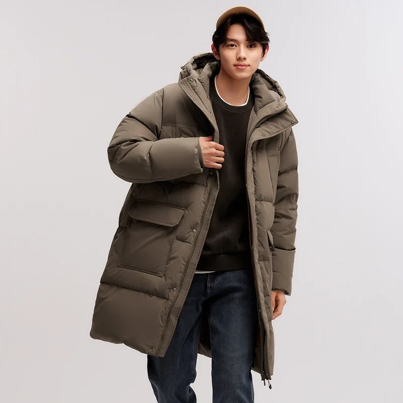 Semir Down Jacket Men 2026 New Waterproof Thick Outerwear Long Length Winter Clothing Couple