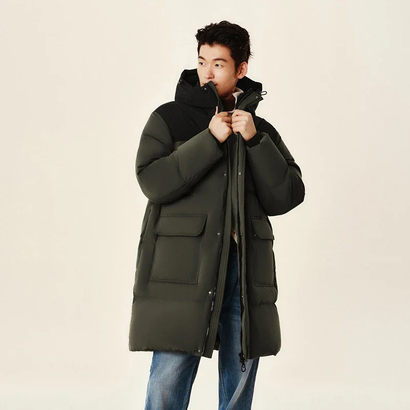 Semir Down Jacket Men 2026 New Waterproof Thick Outerwear Long Length Winter Clothing Couple