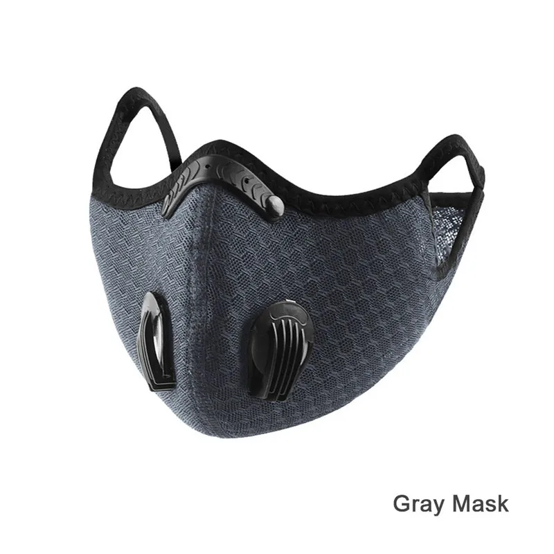 Sport Face Mask Activated Carbon Filter Dust Mask PM 2.5 Anti-Pollution Running Training MTB Road Bike Cycling Mask
