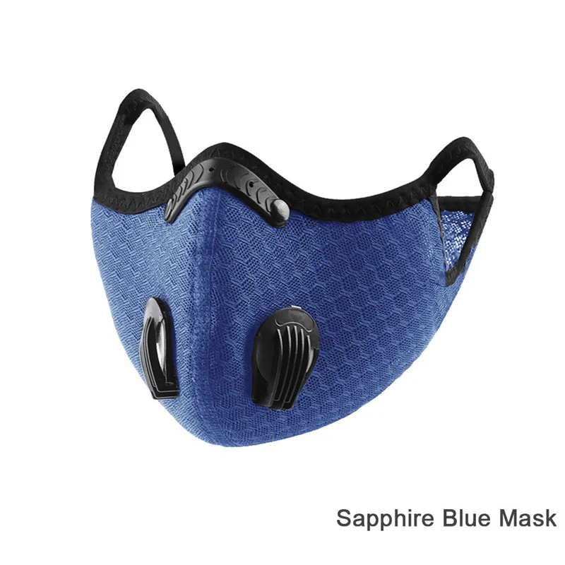 Sport Face Mask Activated Carbon Filter Dust Mask PM 2.5 Anti-Pollution Running Training MTB Road Bike Cycling Mask