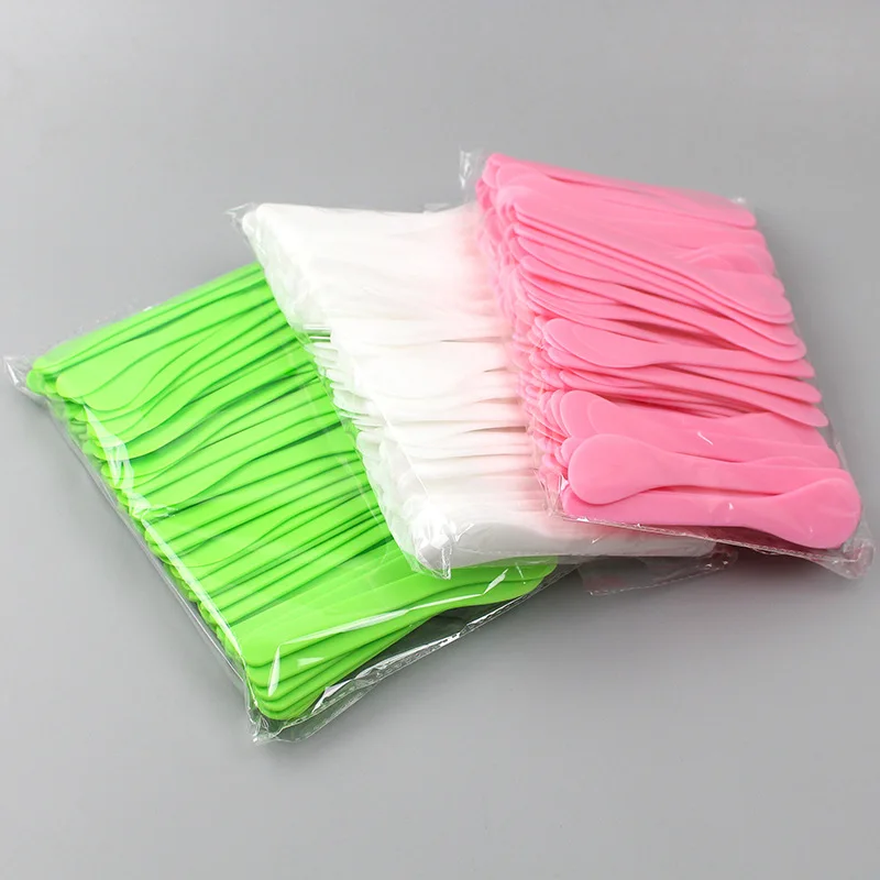 10 Pcs/lot 13cm Facial Mask Stick Cosmetic Spatula Scoop DIY Face Mask Spoon Beauty Makeup Sticks Mud Mixing Tools Makeup Tools