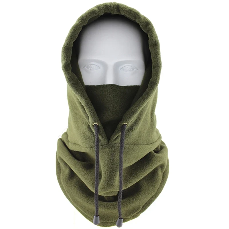 Winter Thermal Neck Warmer Outdoor Fleece Balaclava Scarf Skiing Face Mask Snood Hood Hat Windproof Keep Warm Cycling Cap New