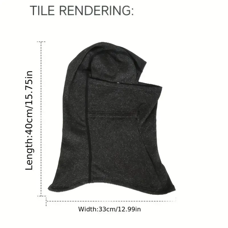 Thermal Winter Balaclava Cycling Full Face Mask Warm Outdoor Sports Motorcycle Ski Fishing Hunting Mask Fleece Scarf Cap Bandana