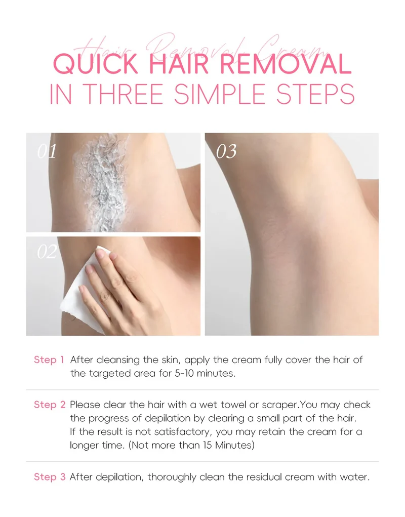 Sakura Hair Removal Cream Fast Painless Hair Growth Inhibitor Arm Armpit Legs Intimate Areas Permanent Depilatory for Men Woman