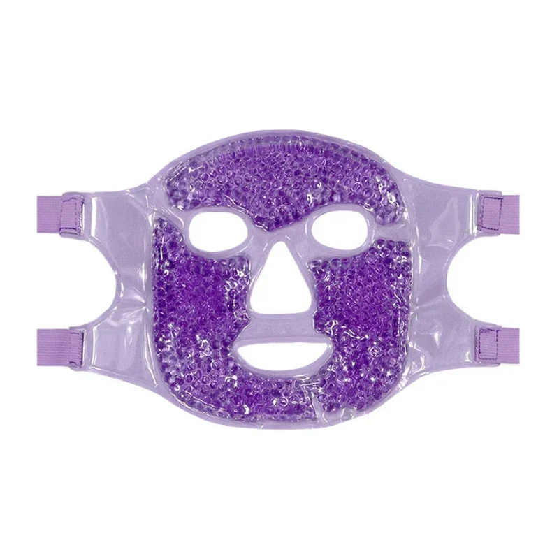 Reusable Gel Ice & Hot Compress Facial Mask Ice Gel Eye Face Mask SPA Massager Relaxation Tool for Men and Women Perfect Gift