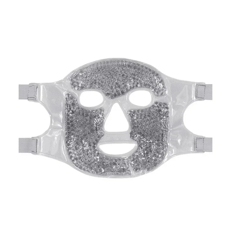 Reusable Gel Ice & Hot Compress Facial Mask Ice Gel Eye Face Mask SPA Massager Relaxation Tool for Men and Women Perfect Gift