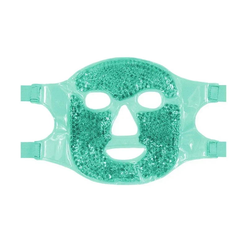 Reusable Gel Ice & Hot Compress Facial Mask Ice Gel Eye Face Mask SPA Massager Relaxation Tool for Men and Women Perfect Gift