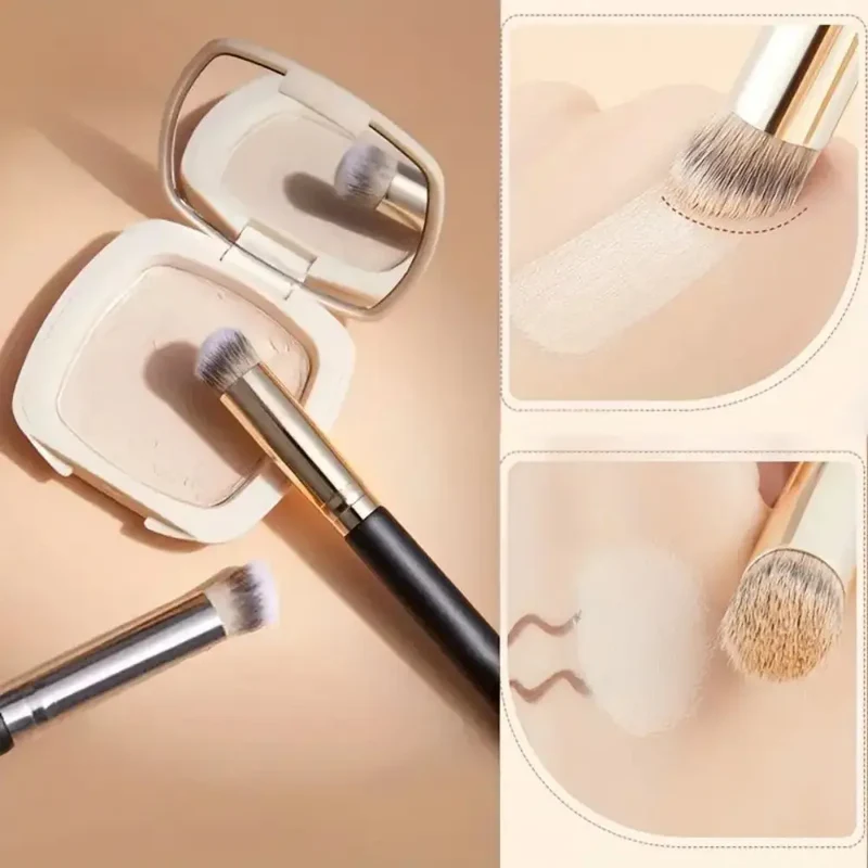 Foundation Concealer Makeup Brushes Cover Synthetic Dark Circle Angled Seamless Liquid Cream Cosmetics Contour Brush Beauty Tool