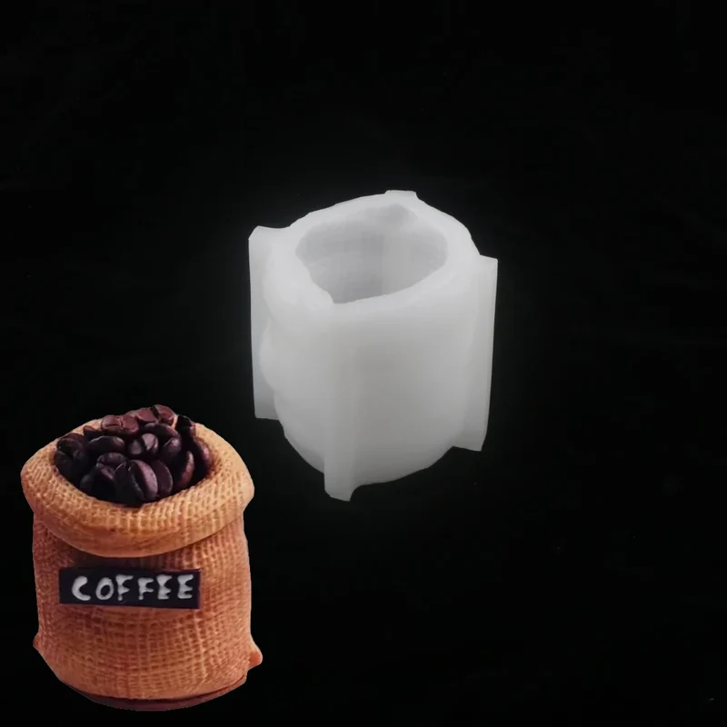 Coffee Bean Bag Design Silicone Cake Mold Chocolate Moulds Party Dessert Baking Tools Mousse Cake Mold Kitchen Pastry Supplies