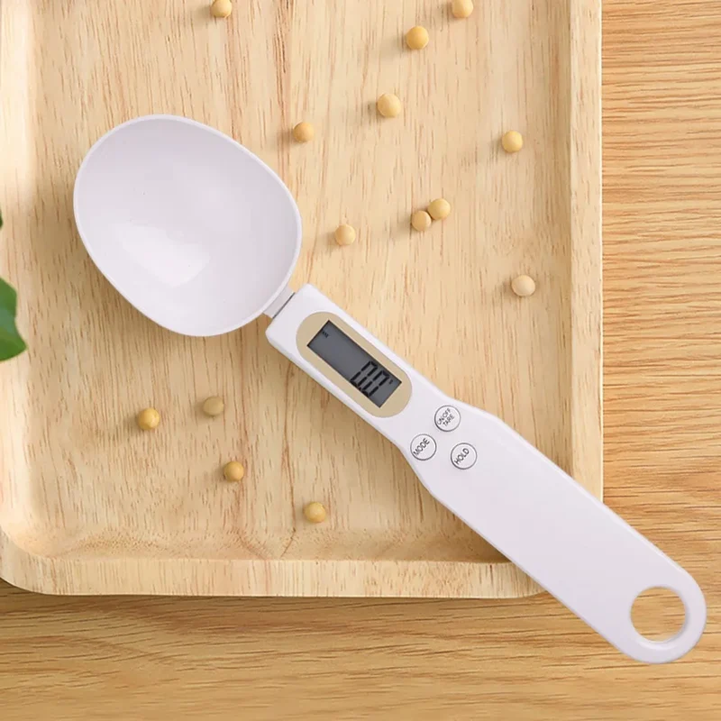 Weighing Spoon Scale Home Kitchen Tools Electronic Measuring Coffee Food Flour Powder Baking LCD Digital Measurement Adjustable