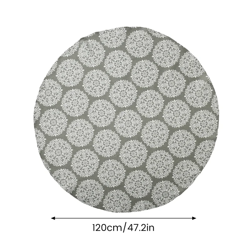 Round Tablecloth Washable Table Cloth Decorative Table Cover for Wedding Holiday Christmas Party Picnic Dining Room Table Covers