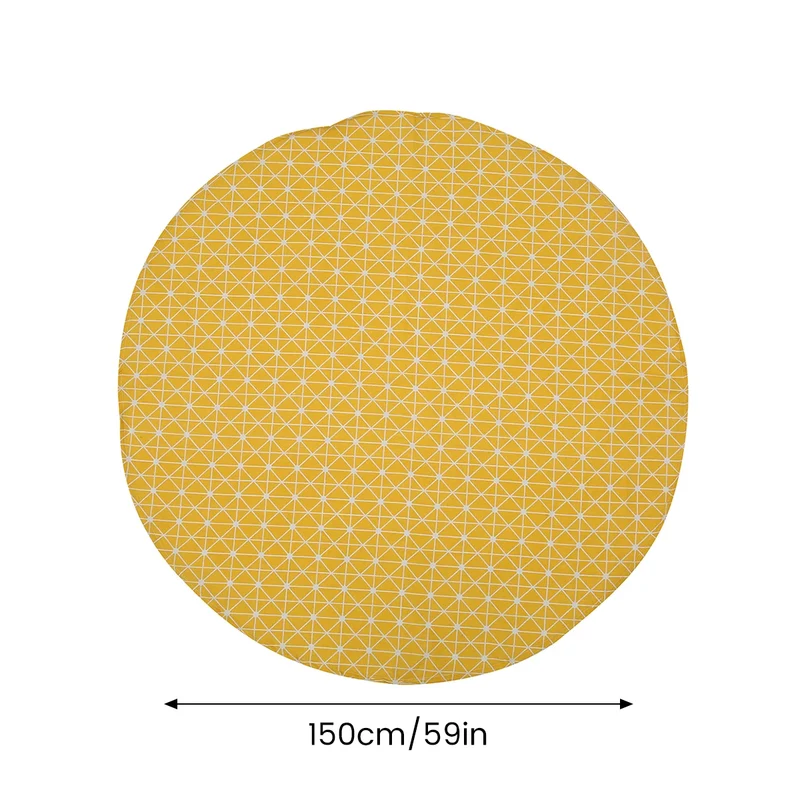 Round Tablecloth Washable Table Cloth Decorative Table Cover for Wedding Holiday Christmas Party Picnic Dining Room Table Covers