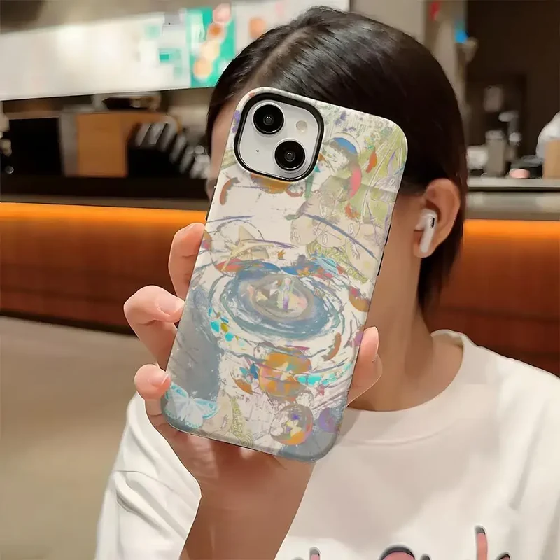 Bladee 333 Spiderr Phone Case For Iphone 16 Pro Max 15 13 14 12 11 14 Pro Max 15 Pro Max Two-in-one Cover