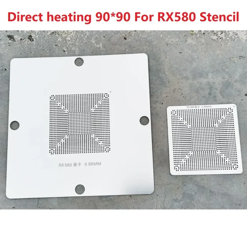 BGA Reball Stencil For RX580 RX580G 215-0876205 215-0876184 215-0909018 215-0910038 215-0910066 215-0910052 Graphics Chip Ball