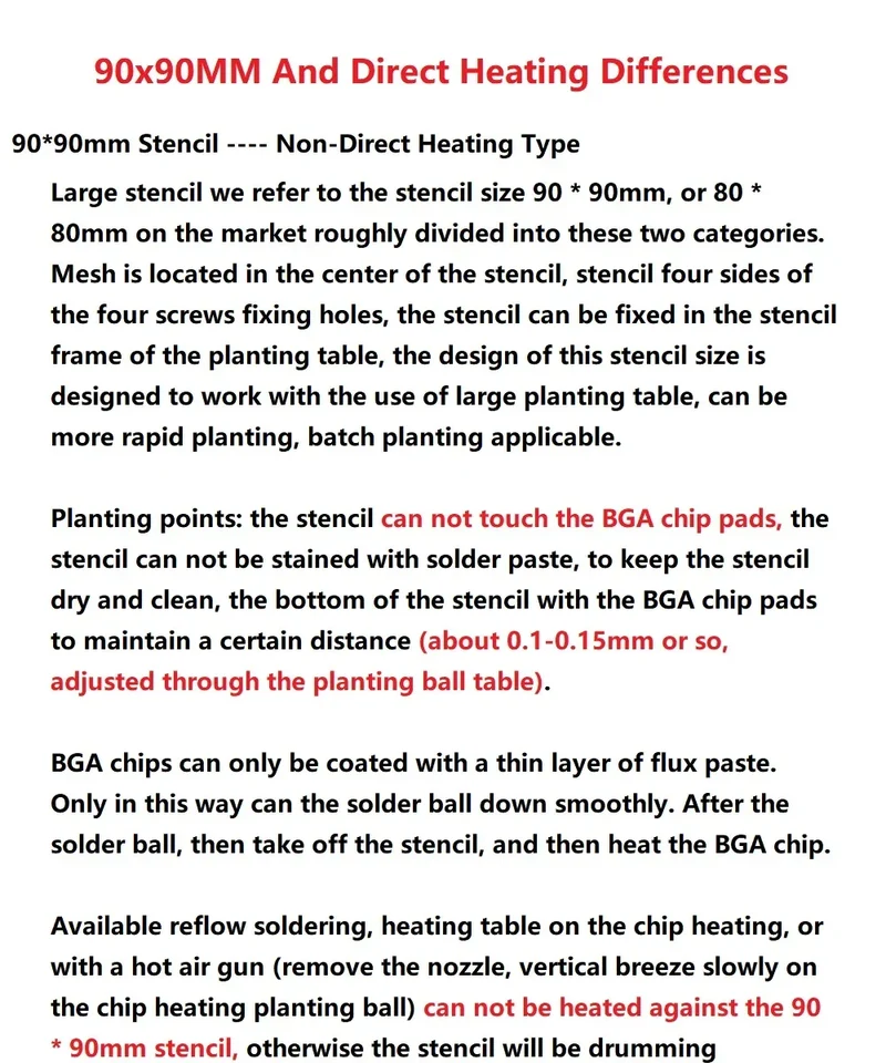 BGA Reball Stencil For RX580 RX580G 215-0876205 215-0876184 215-0909018 215-0910038 215-0910066 215-0910052 Graphics Chip Ball