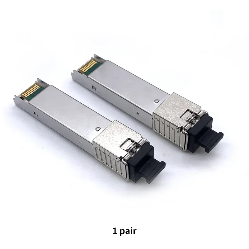 FTTH 1.25G RJ45 SFP 3/10/20km Gigabit Module 10GBase-Tx Ethernet Fiber Optic Module FTTH Compatible with Cisco/Mikrotik Switch