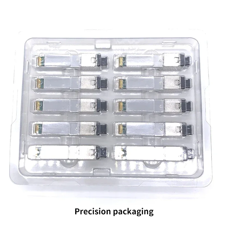 FTTH 1.25G RJ45 SFP 3/10/20km Gigabit Module 10GBase-Tx Ethernet Fiber Optic Module FTTH Compatible with Cisco/Mikrotik Switch