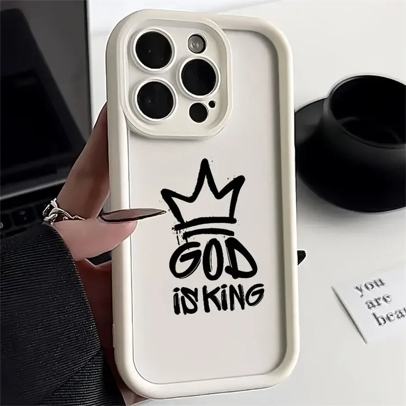 J-Jesus Is King Phone Cover Case for iPhone 17 Pro Max 16 Air 12 Pro 14 13 11 15 Plus 17Pro