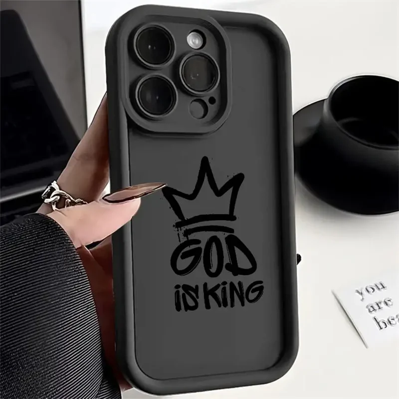 J-Jesus Is King Phone Cover Case for iPhone 17 Pro Max 16 Air 12 Pro 14 13 11 15 Plus 17Pro