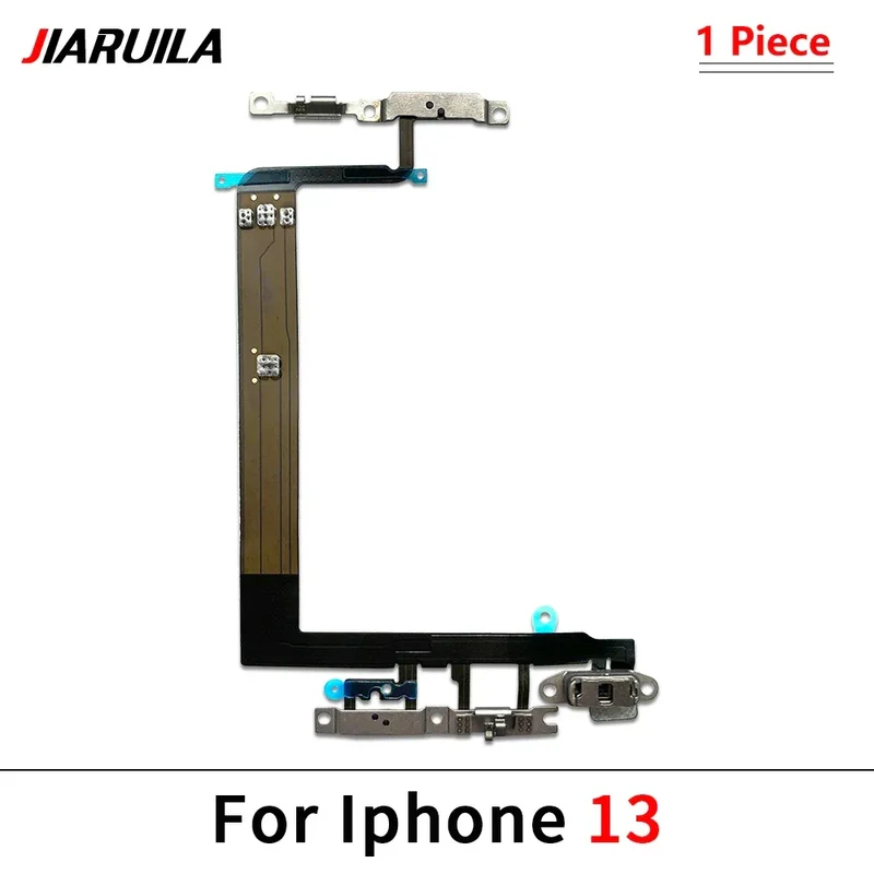 NEW Power On Off Volume Side Button Key Flex Cable Replacement Parts For iPhone 13 mini 14 Plus 15 Pro Max 13 Pro