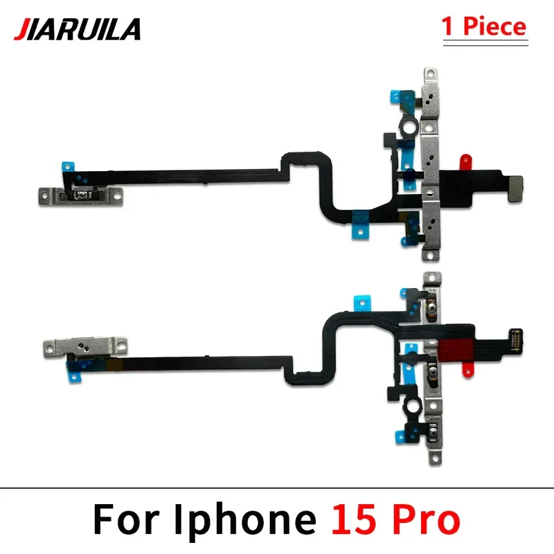 NEW Power On Off Volume Side Button Key Flex Cable Replacement Parts For iPhone 13 mini 14 Plus 15 Pro Max 13 Pro