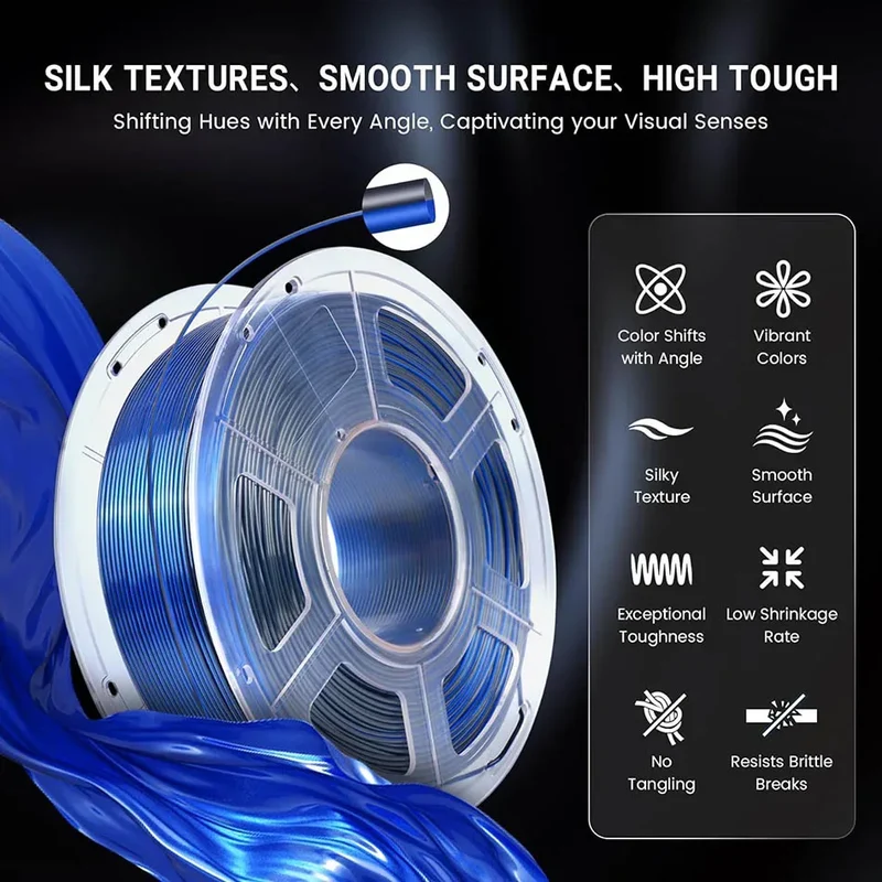 JAYO PLA/PLA META/PETG/SILK/PLA+/Wood/ ABS/Marble 3D Printer Filament 1.75mm 5KG 3D Printing Materials for 3D Printer&3D Pen