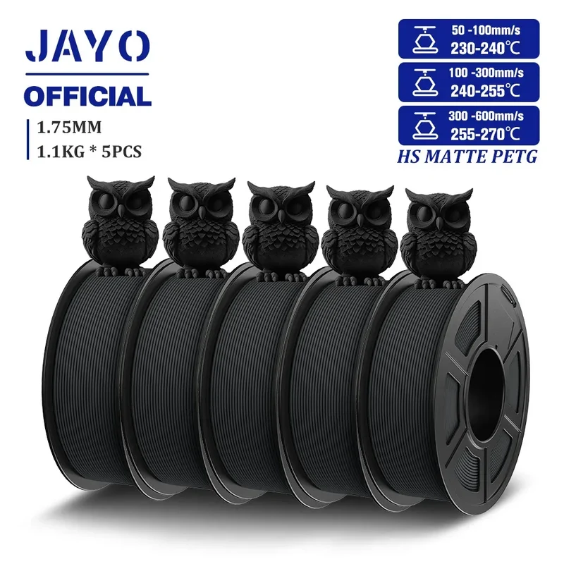 JAYO PLA/PLA META/PETG/SILK/PLA+/Wood/ ABS/Marble 3D Printer Filament 1.75mm 5KG 3D Printing Materials for 3D Printer&3D Pen