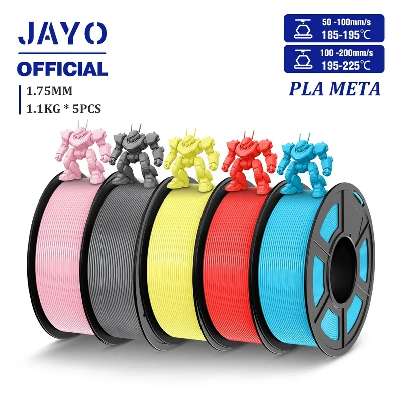 JAYO PLA/PLA META/PETG/SILK/PLA+/Wood/ ABS/Marble 3D Printer Filament 1.75mm 5KG 3D Printing Materials for 3D Printer&3D Pen