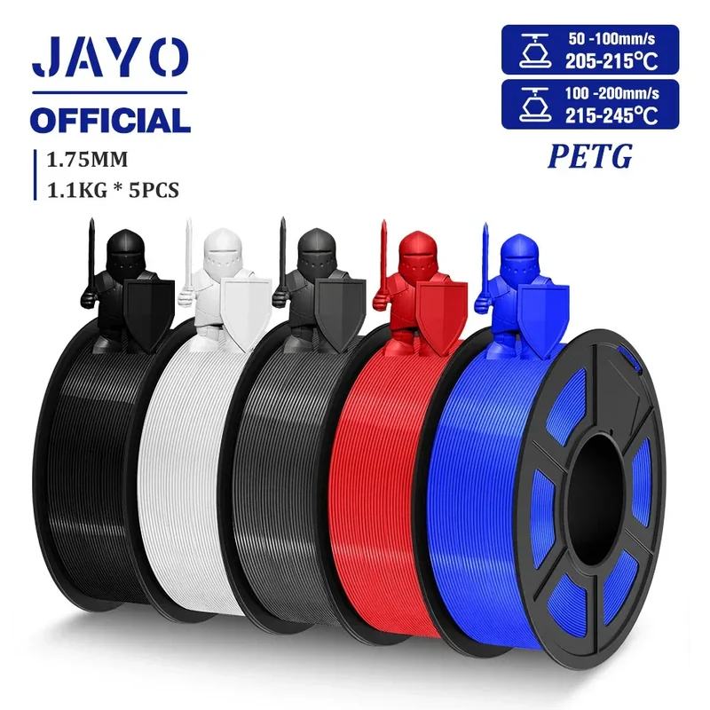 JAYO PLA/PLA META/PETG/SILK/PLA+/Wood/ ABS/Marble 3D Printer Filament 1.75mm 5KG 3D Printing Materials for 3D Printer&3D Pen