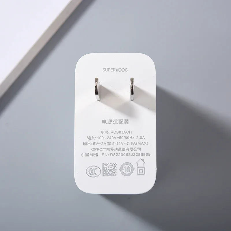 Oneplus 80W Supervooc Charger EU/US Fast Charge Adapter Usb Type C Cable for One Plus 1+ 12R 10 9 8 7 7T Pro Ace 2 Nord 2T Ace 3