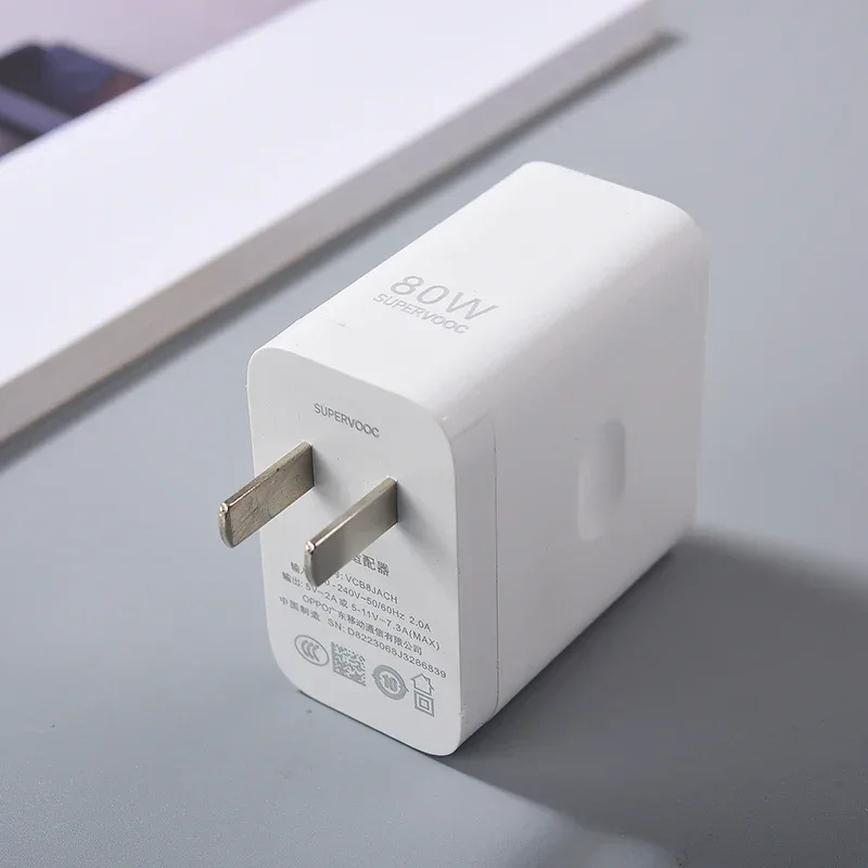 Oneplus 80W Supervooc Charger EU/US Fast Charge Adapter Usb Type C Cable for One Plus 1+ 12R 10 9 8 7 7T Pro Ace 2 Nord 2T Ace 3