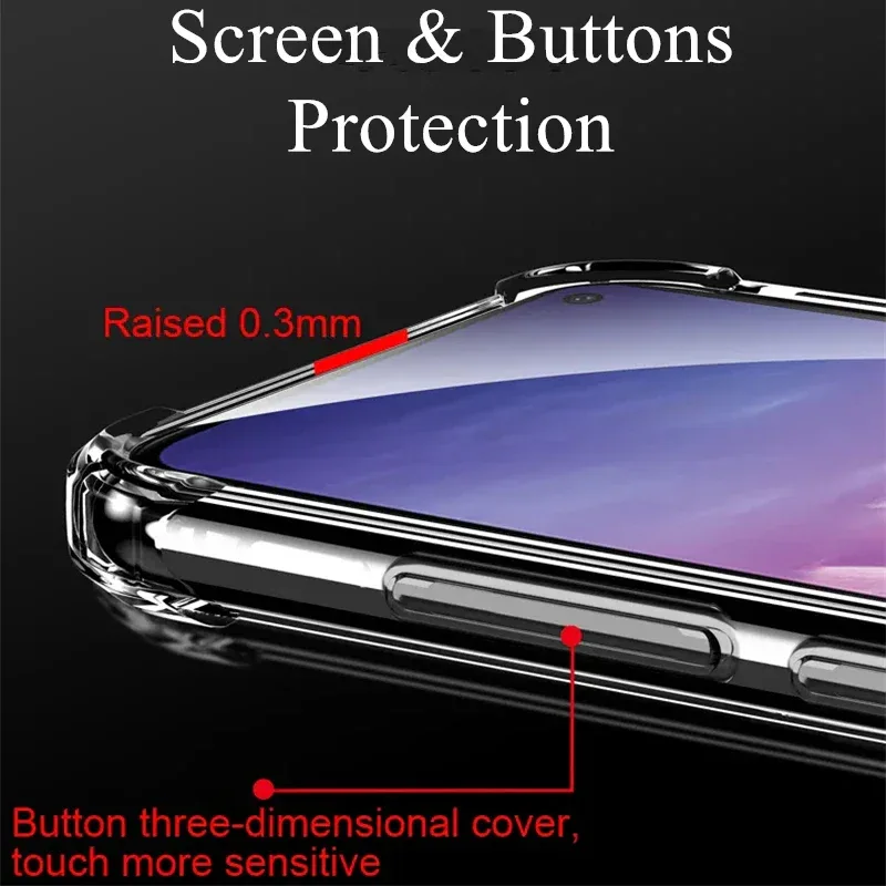 A50 A30S Case For Samsung Galaxy A50 Case Silicone Clear Transparent Case For Samsung A30s Phone Case A 50 30s A505F A307F Cover