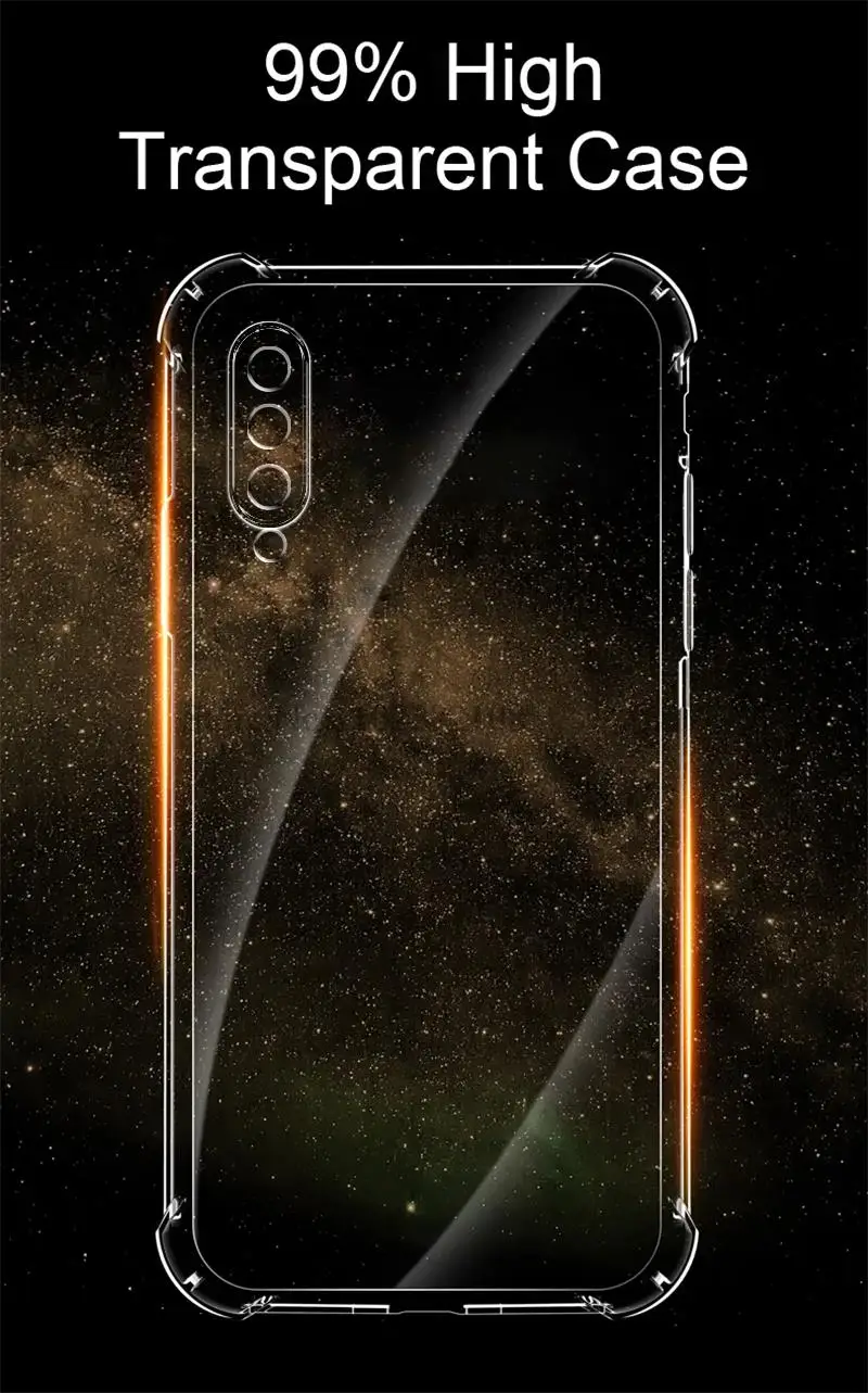 A50 A30S Case For Samsung Galaxy A50 Case Silicone Clear Transparent Case For Samsung A30s Phone Case A 50 30s A505F A307F Cover