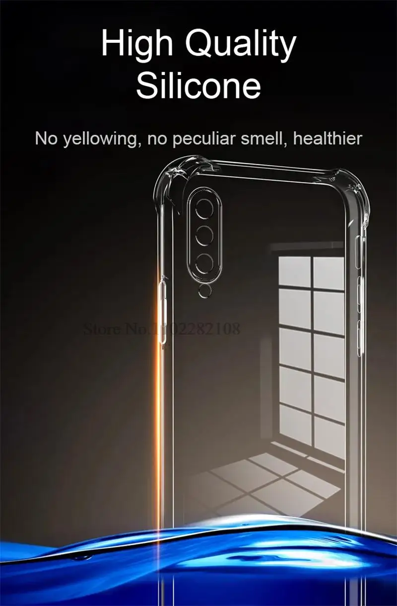 A50 A30S Case For Samsung Galaxy A50 Case Silicone Clear Transparent Case For Samsung A30s Phone Case A 50 30s A505F A307F Cover