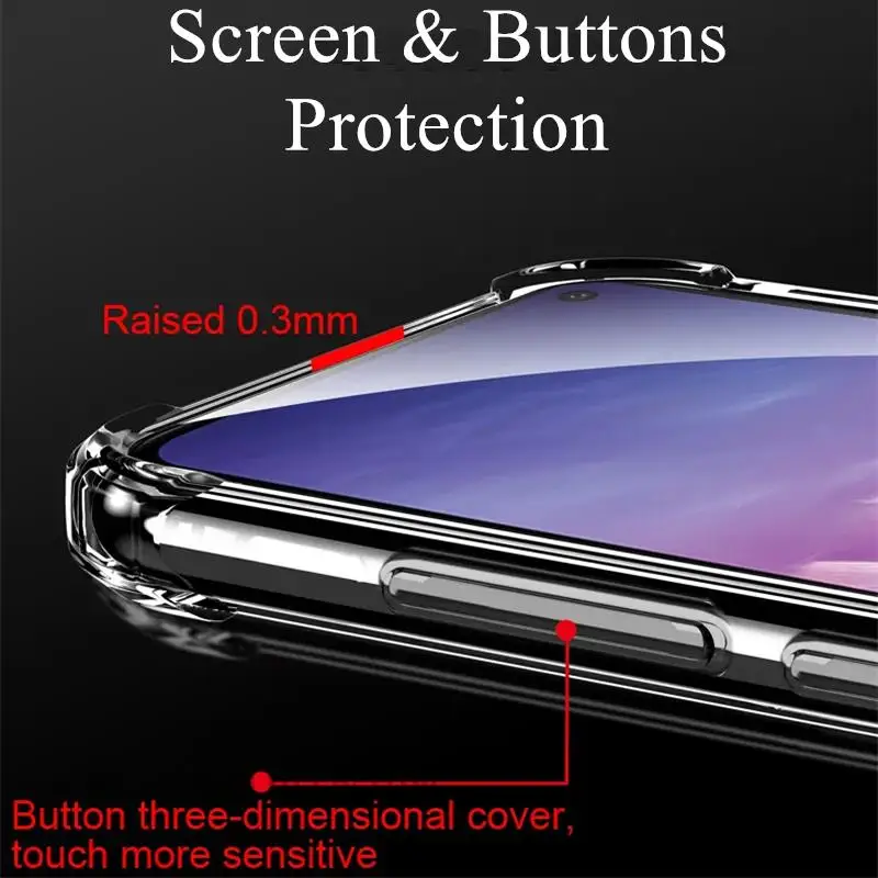 A50 A30S Case For Samsung Galaxy A50 Case Silicone Clear Transparent Case For Samsung A30s Phone Case A 50 30s A505F A307F Cover