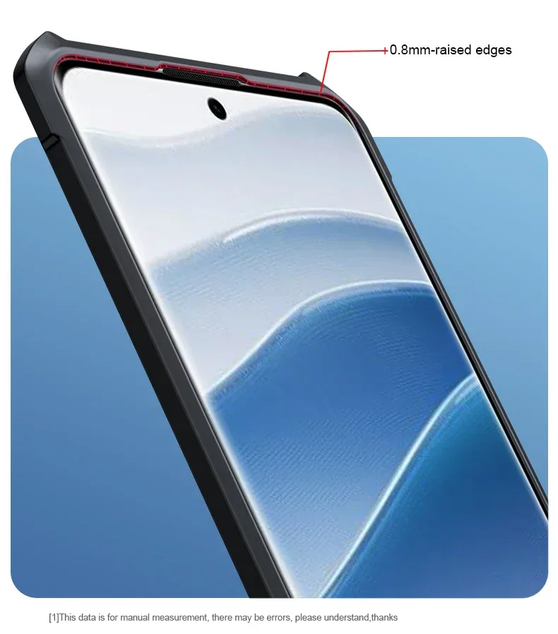 Xundd Phone Case For Xiaomi Redmi Note 14 Pro Shockproof Bumper Protective Cases Luxury Plain Transparent Cover,For Redmi Note14